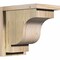 Ekena Millwork Newport Rough Sawn Corbel w/Backplate, Douglas Fir, 8"W x 12"D x 12"H COR08X12X12NEW01RDF - alternate 1